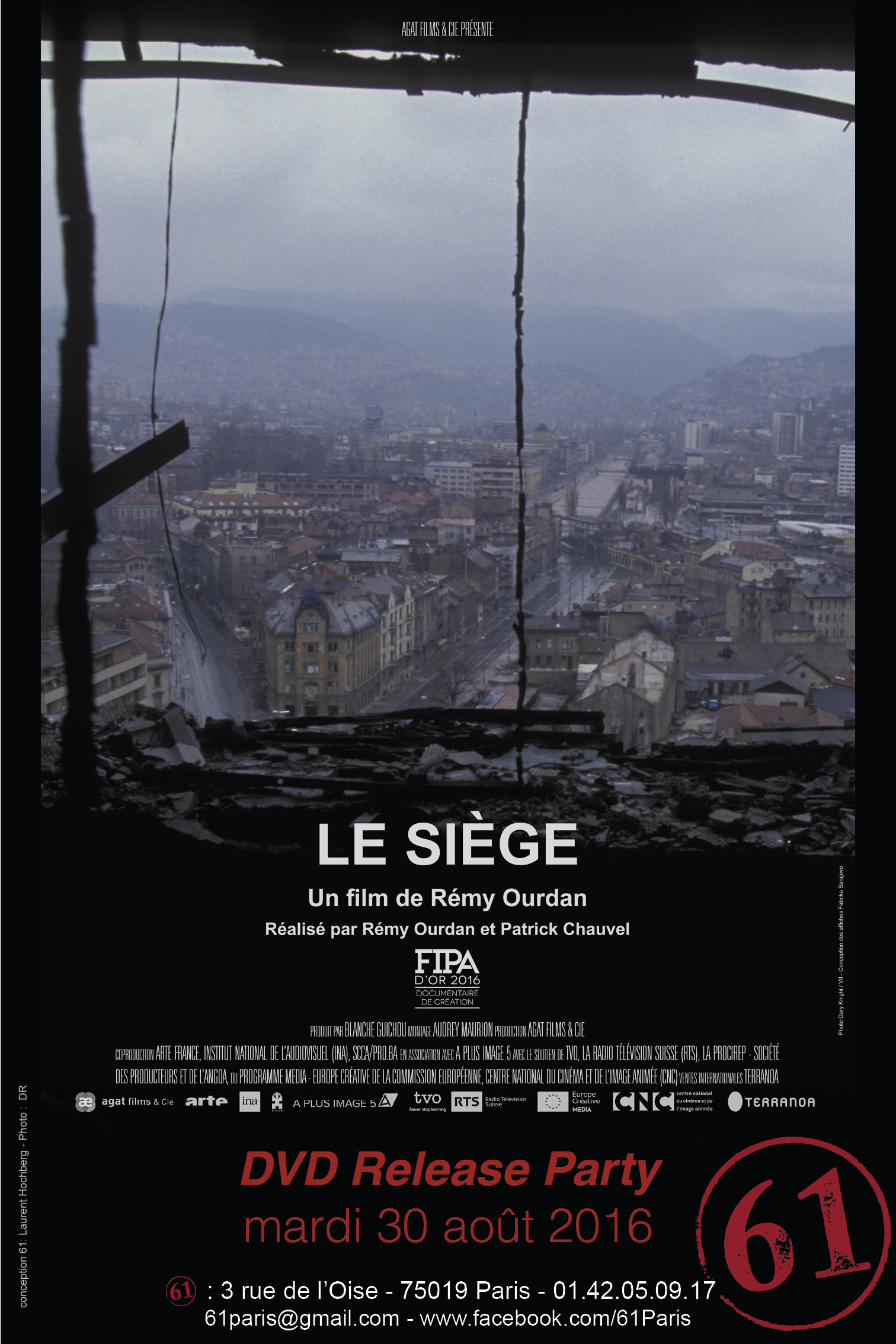 Rémy Ourdan “Le Siège” Paris DVD Release Party 61 Rémy Ourdan